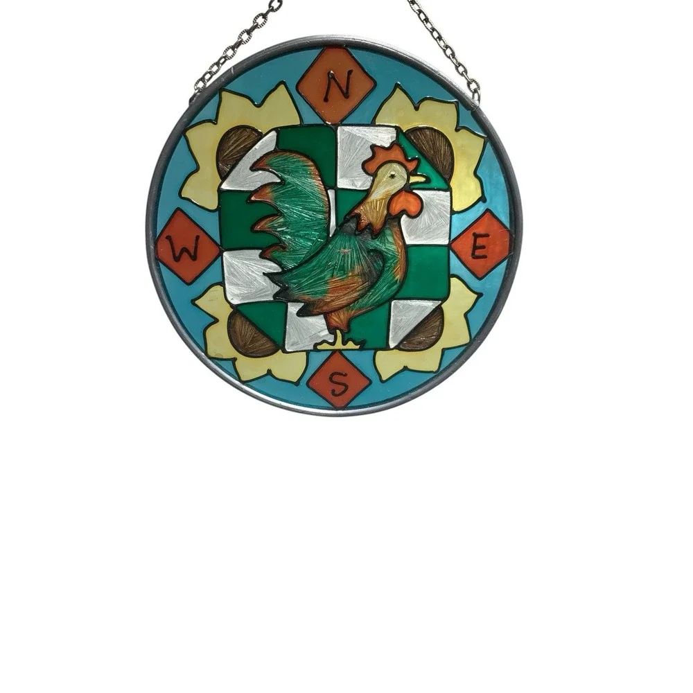 Vintage Rooster Suncatcher 6